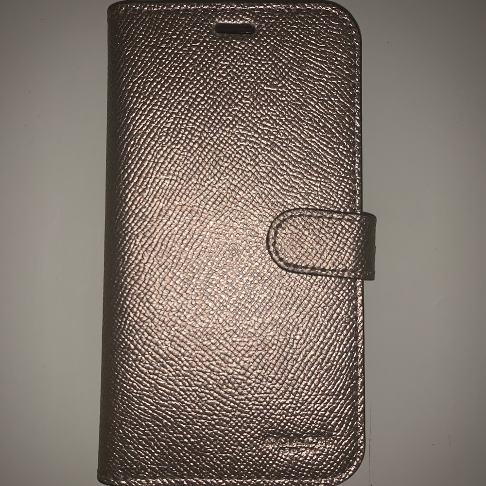 Coach iPhone XS Gold Folio